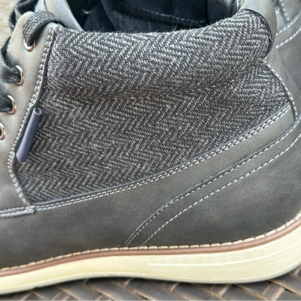 New Herringbone Jones Cap Toe Boots, Size 11.5, Vance Co., Men's Lace Up Shoes